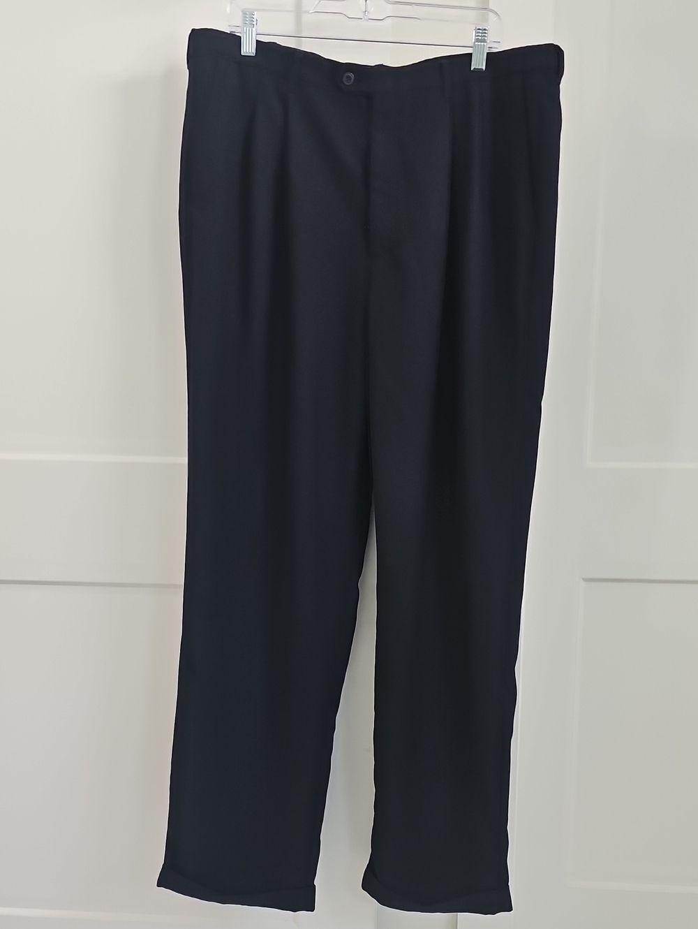 Haggar Men's Black Dress Pants 38-34 Like New